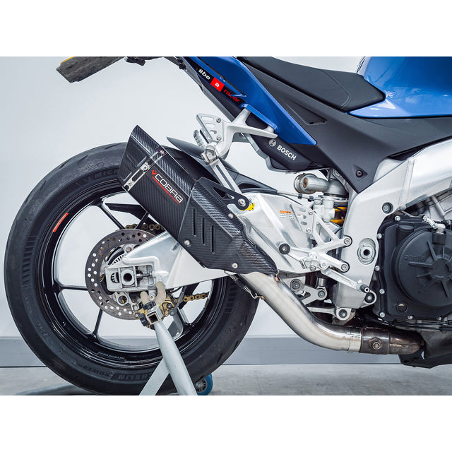 Demi-Ligne d'Echappement pour Aprilia Tuono V4 1100 RR (2015-16)
