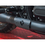 Ligne d'échappement complète 2 en 1 pour Harley-Davidson Softail