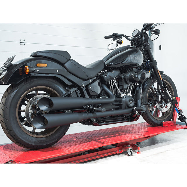 Ligne d'échappement complète 2 en 2 style fusil de chasse pour Harley-Davidson Softail