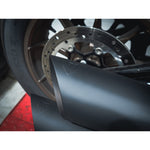 Ligne d'échappement complète 2 en 2 style fusil de chasse pour Harley-Davidson Softail