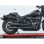 Ligne d'échappement complète 2 en 2 style fusil de chasse pour Harley-Davidson Softail