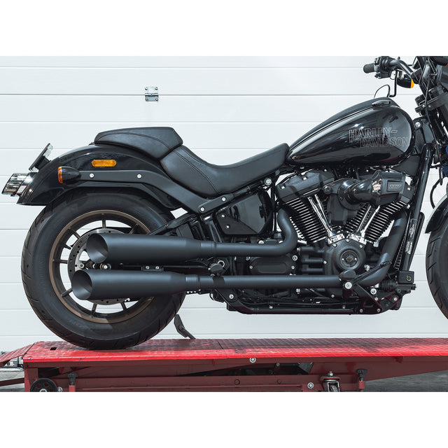 Ligne d'échappement complète 2 en 2 style fusil de chasse pour Harley-Davidson Softail