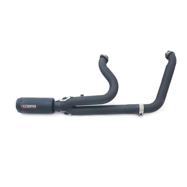 Ligne d'échappement complète 2 en 1 style GP pour Harley-Davidson Softail