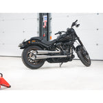Ligne d'échappement complète 2 en 2 style fusil de chasse pour Harley-Davidson Softail