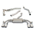 Ligne d'Echappement "Turboback" avec Valve pour VW Golf R (MK8) 2.0 TSI (21>)