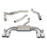 Ligne d'Echappement "Turboback" avec Valve pour VW Golf R (MK8) 2.0 TSI (21>)