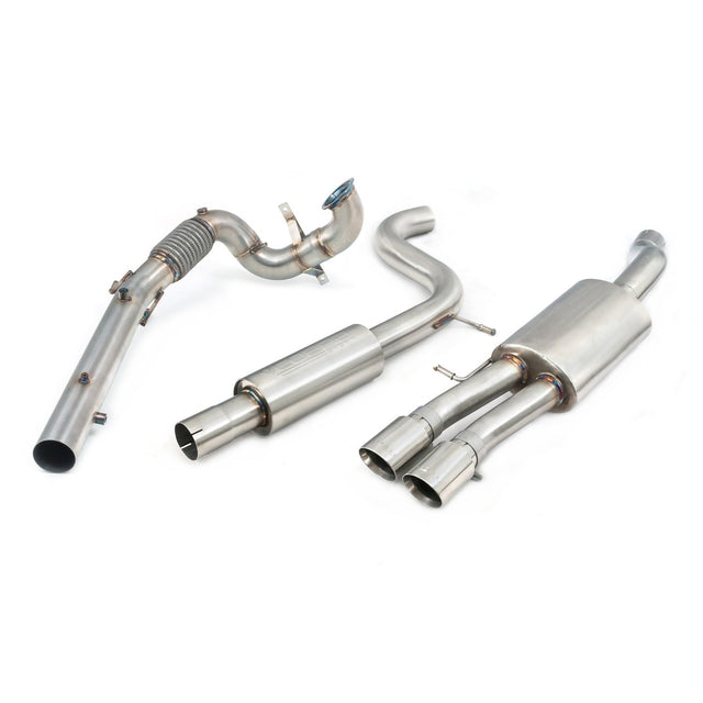 Ligne d'Echappement "Turboback" pour VW Polo GTI (AW) MK6 2.0 TSI (19-21)