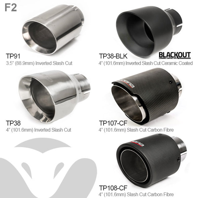 Ligne d'Echappement "GPFback" 3" avec Valve pour Mini (MK3) JCW (F56 LCI) Facelift (2021>)