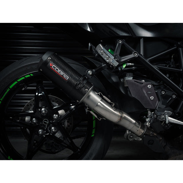 Demi-Ligne d'Echappement pour Kawasaki Ninja H2 SX / SE (2015-21)