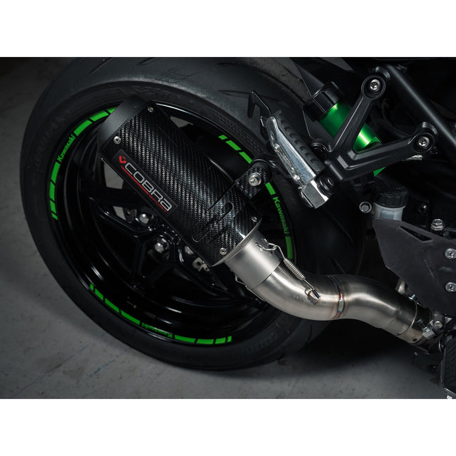 Demi-Ligne d'Echappement pour Kawasaki Ninja H2 SX / SE (2015-21)