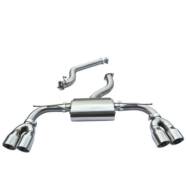 Audi S3 8V Coupe Non Valved Non Resonated Cat Back Cobra Exhaust
