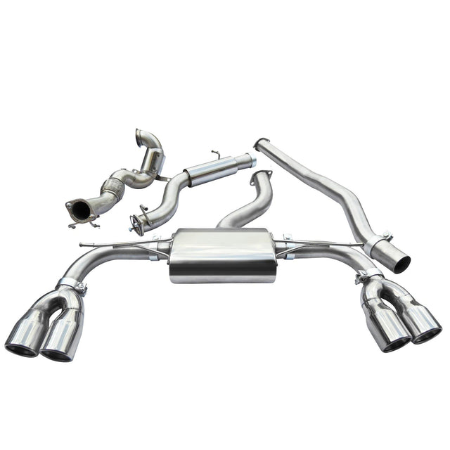 Audi S3 Saloon Quattro Turbo Back Exhaust with Sports Cat