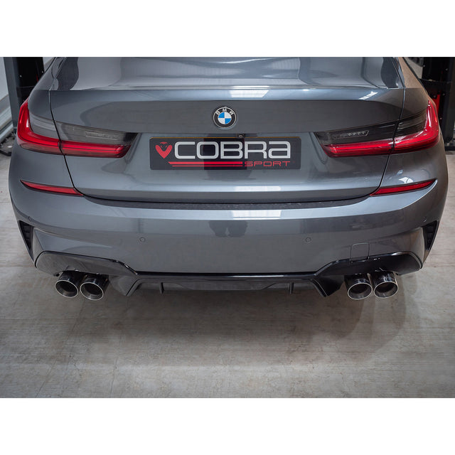 Ligne d'Echappement "Axleback" avec Valve à Sortie Quadruple pour BMW 330E (G20) (19>)