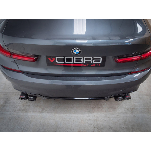 Ligne d'Echappement "Axleback" avec Valve à Sortie Quadruple pour BMW 330E (G20) (19>)