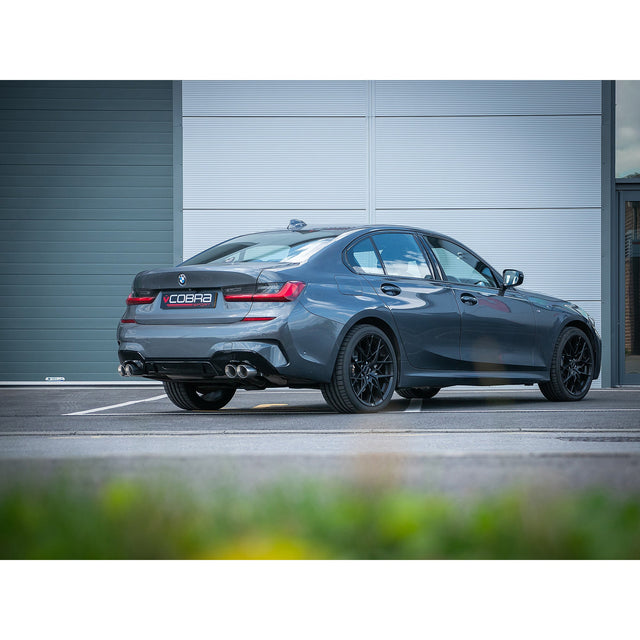 Ligne d'Echappement "Axleback" avec Valve à Sortie Quadruple pour BMW 330E (G20) (19>)