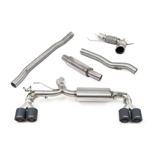 Ligne d'Echappement "Turboback" M3 Style Quadri Sortie pour BMW M135i (F40)