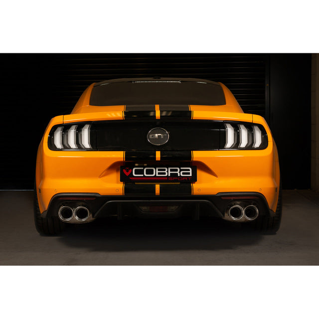 Ligne d'Echappement "Catback" 3" avec Valve pour Ford Mustang 5.0 V8 GT (2018>) Facelift