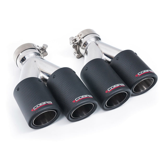 Paire d'Embouts Doubles 3" en Carbone TP101&102-CF-1