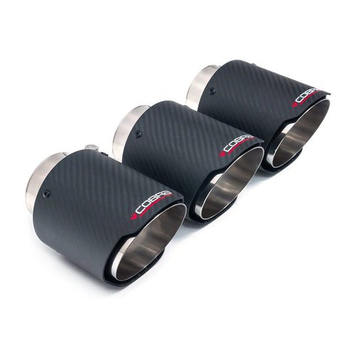 Ensemble de 3 Embouts 4" en Carbone TP107-CF-3