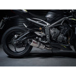 Demi-Ligne d'Echappement pour Triumph Street Triple 765 S, R & RS (2022)