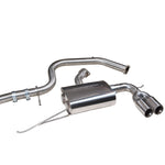 VW Golf GT TDI MK6 Sports Exhaust - Venom Dual Exit Conversion