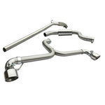 VW Golf GTI Mk6 Rear Box Delete Venom Cobra Exhaust - VW40c