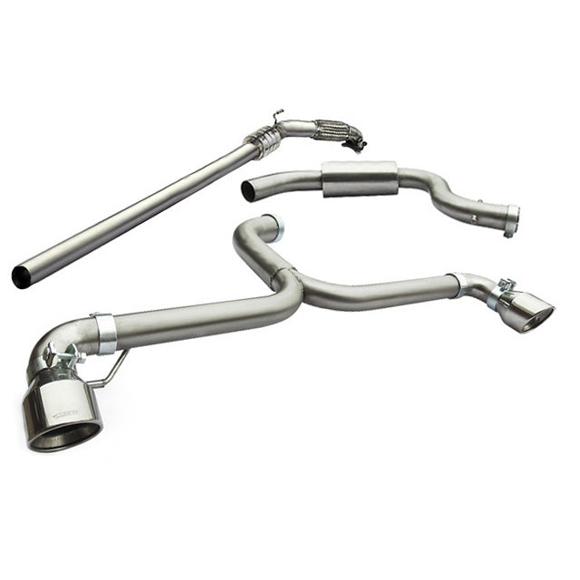 VW Golf GTI Mk6 Rear Box Delete Venom Cobra Exhaust - VW40a