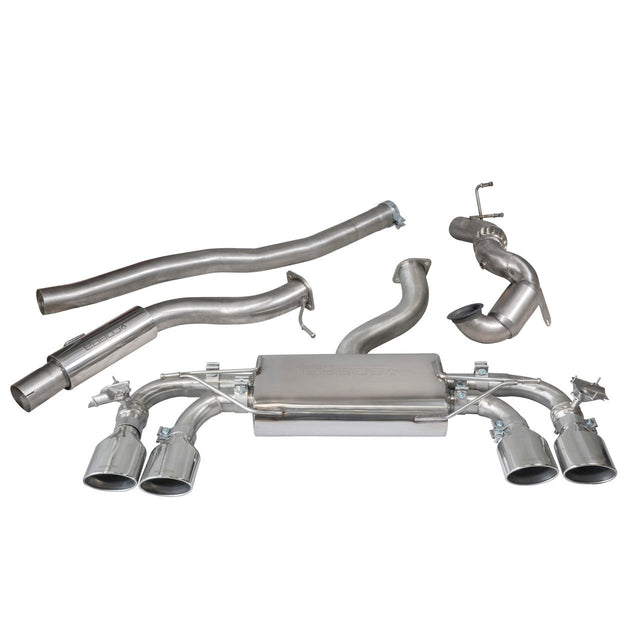 VW Golf R Mk7 Turbo Back Sports Exhaust - VW70a