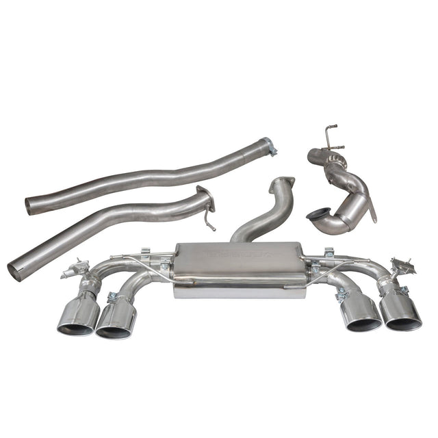 VW Golf R Mk7 Turbo Back Sports Exhaust - VW70b