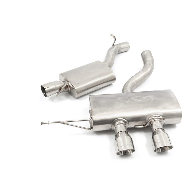 VW Golf R Mk6 Cobra Exhaust - Resonated Cat Back - VW26