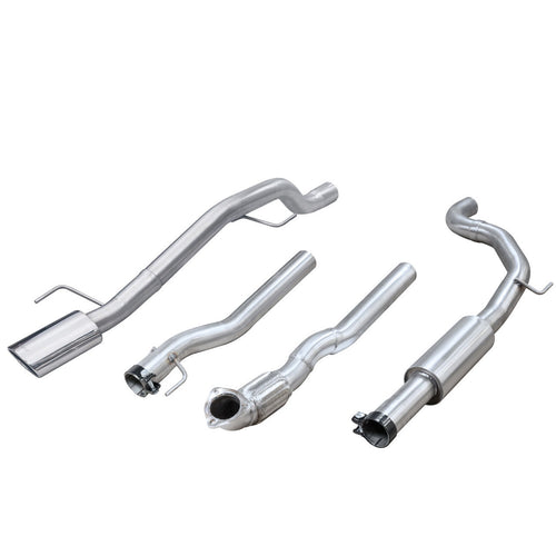 Vauxhall Corsa E 1.0 Turbo Venom Rear Box Delete Cat Back Performance Exhaust VZ28