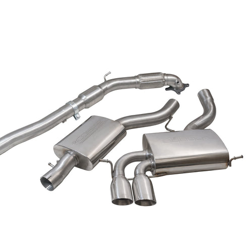 Ligne d'Echappement "Turboback" pour Audi A3 (8P) 2.0 TFSI Quattro (3 Portes)