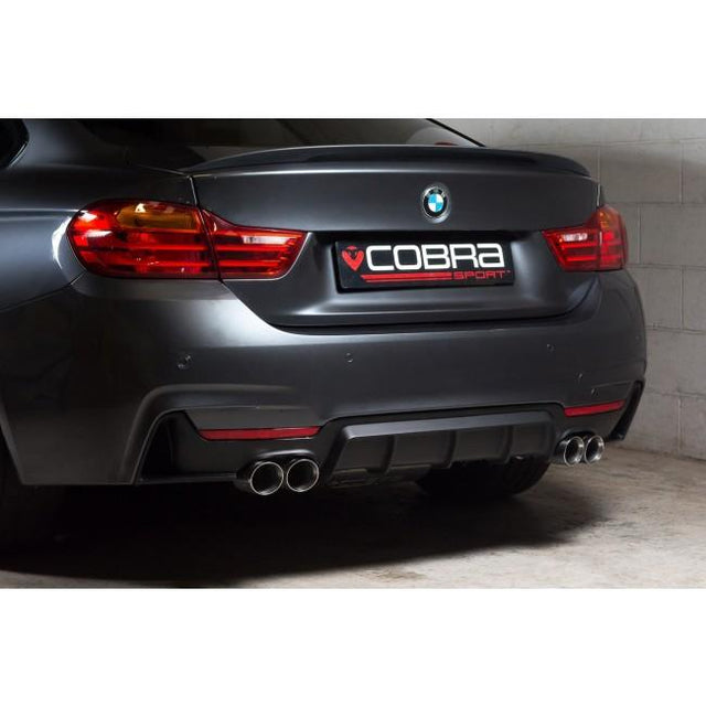 BMW 435D Quad Tailpipe Exhaust Conversion by Cobra Sport