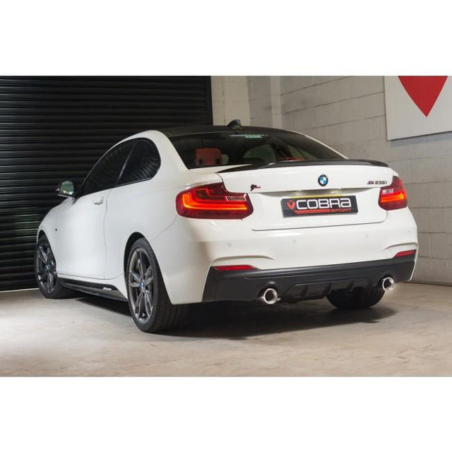 BMW M235i Cat Back Performance Exhaust System Fitted