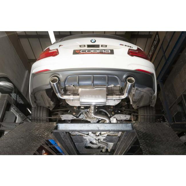 BMW M235i Cat Back Performance Exhaust System Fitted