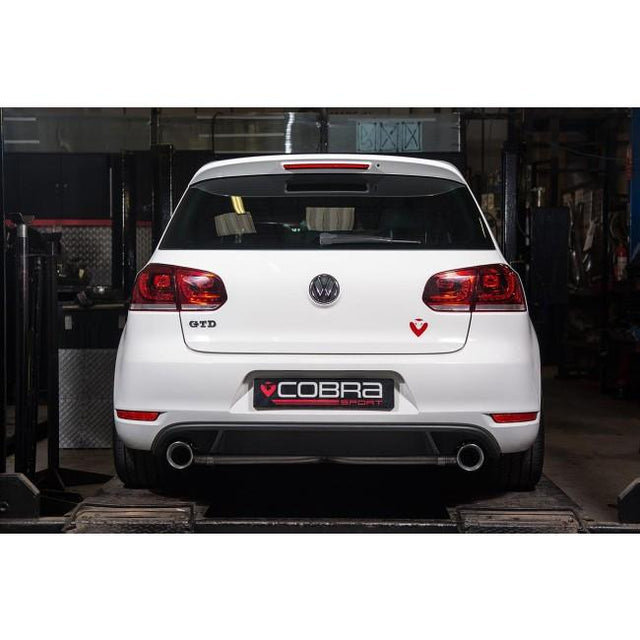 Ligne d'Echappement "Catback" GTI Style Venom pour VW Golf GTD (MK6) 2.0 TDI (5K) (09-13)