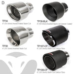 Ligne d'Echappement "Axleback" 2.5" Venom pour Ford Mustang 5.0 V8 GT Convertible (2015-18)
