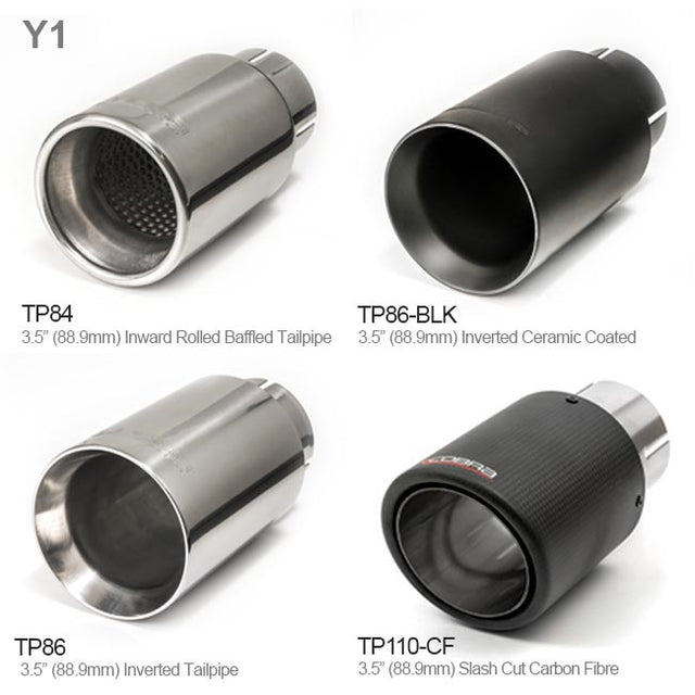 Ligne d'Echappement "Cat Back" 3" Primaire avec Valve pour BMW M3 (F80)