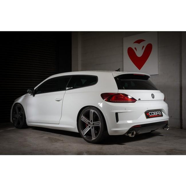 VW Scirocco R Venom Turbo Back Exhaust with Sports Cat