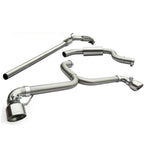 VW Scirocco R Venom Turbo Back Exhaust with Sports Cat