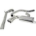 Ligne d'Echappement "Turboback" pour Audi A3 (8P) 2.0 TFSI 2WD (5 Portes Sportback)