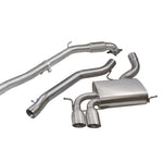 Ligne d'Echappement "Turboback" pour Audi S3 (8P) Quattro (5 Portes) Sportback