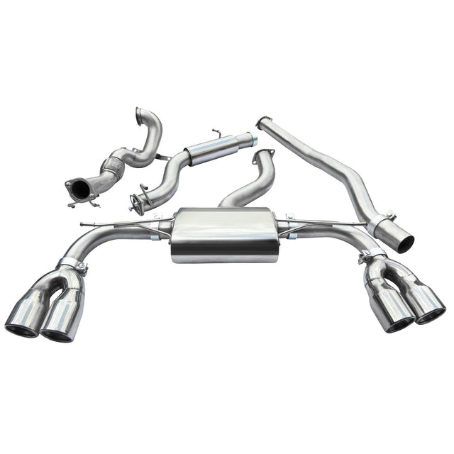 Ligne d'Echappement "Turboback" sans Valve pour Audi S3 (8V) Berline (13-18)