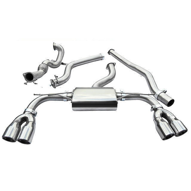 Ligne d'Echappement "Turboback" sans Valve pour Audi S3 (8V) 5 Portes Sportback (13-18)