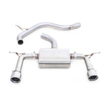 Ligne d'Echappement "Catback" pour Audi TT (Mk3) 1.8 TFSI (traction avant) (pré-GPF)