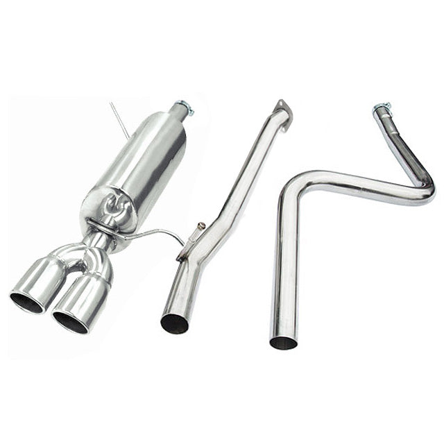 Ligne d'Echappement "Catback" pour Ford Fiesta (MK7) (1.25 / 1.4 / 1.6)