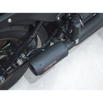 Ligne d'échappement complète 2 en 1 style GP pour Harley-Davidson Softail