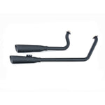 Ligne d'échappement complète 2 en 2 style fusil de chasse pour Harley-Davidson Softail