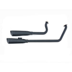 Ligne d'échappement complète 2 en 2 style fusil de chasse pour Harley-Davidson Softail