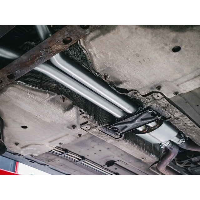 Ligne d'Echappement "Catback" avec résonateur pour Jaguar F-Type V6 (14-20).